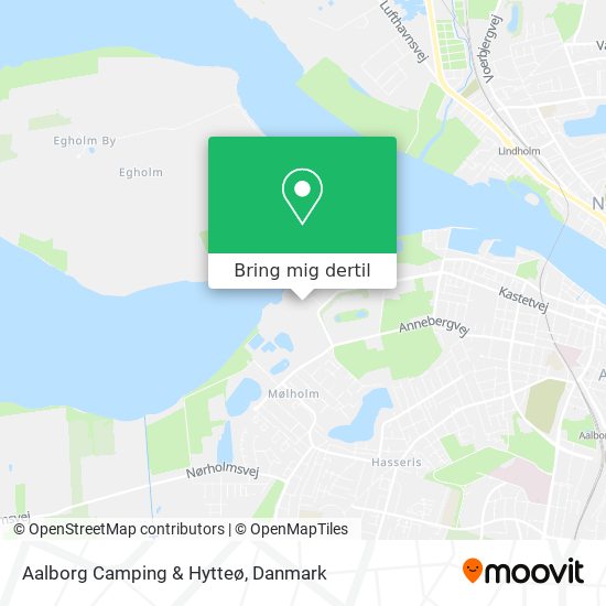 Aalborg Camping & Hytteø kort