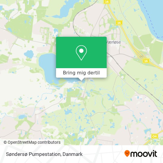 Søndersø Pumpestation kort