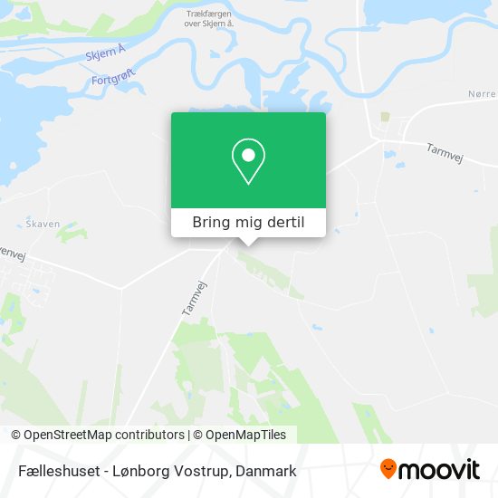 Fælleshuset - Lønborg Vostrup kort