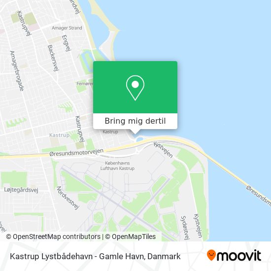Kastrup Lystbådehavn - Gamle Havn kort