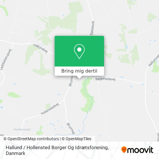 Hallund / Hollensted Borger Og Idrætsforening kort