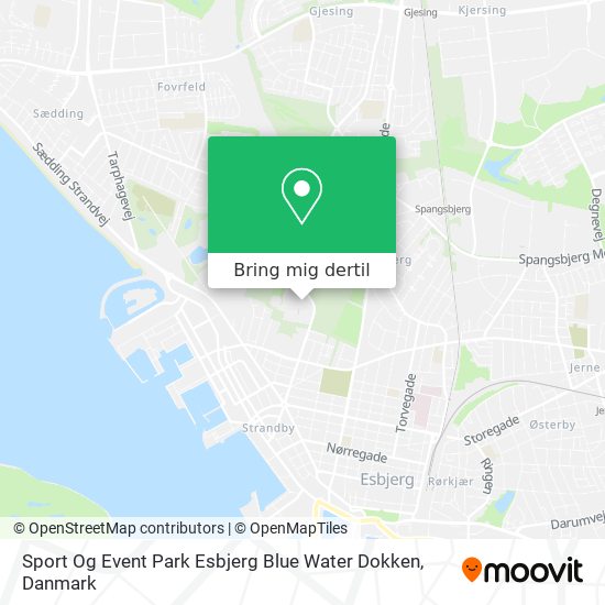 Sport Og Event Park Esbjerg Blue Water Dokken kort