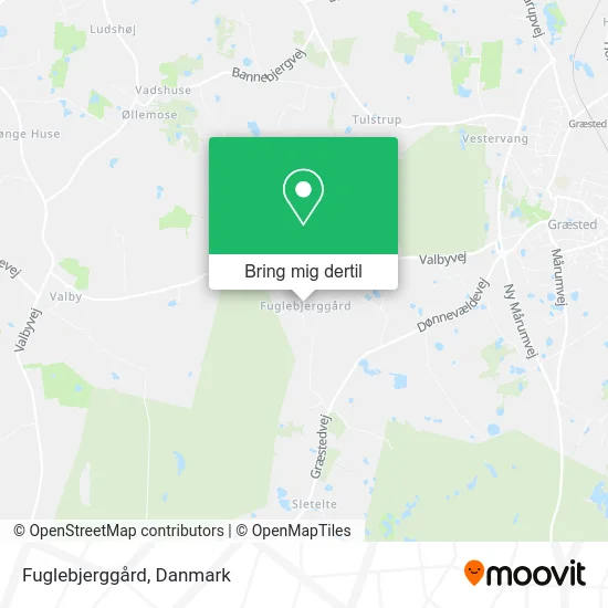 Fuglebjerggård kort