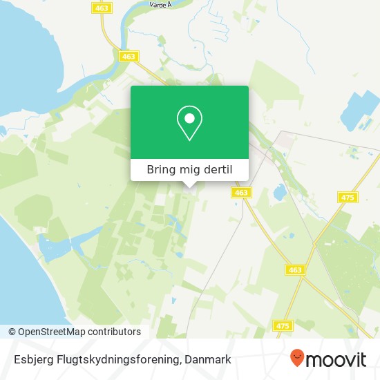 Esbjerg Flugtskydningsforening kort