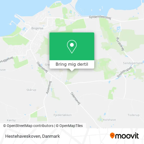 Hestehaveskoven kort