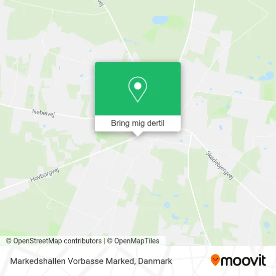 Markedshallen Vorbasse Marked kort