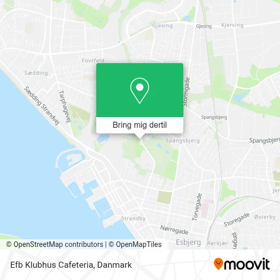 Efb Klubhus Cafeteria kort