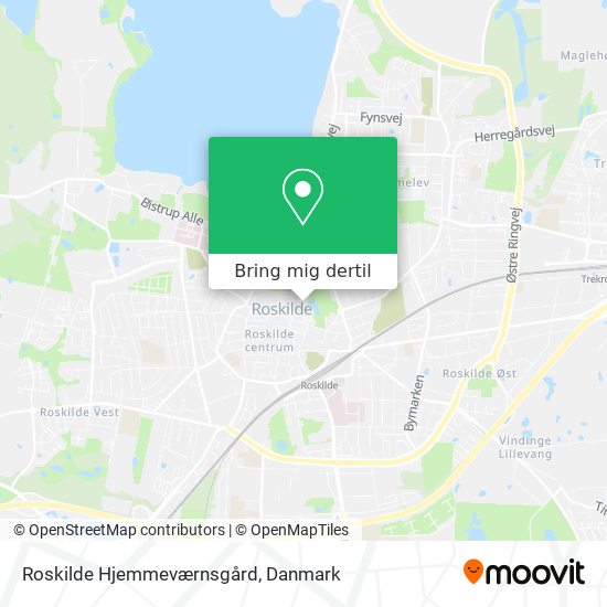 Roskilde Hjemmeværnsgård kort