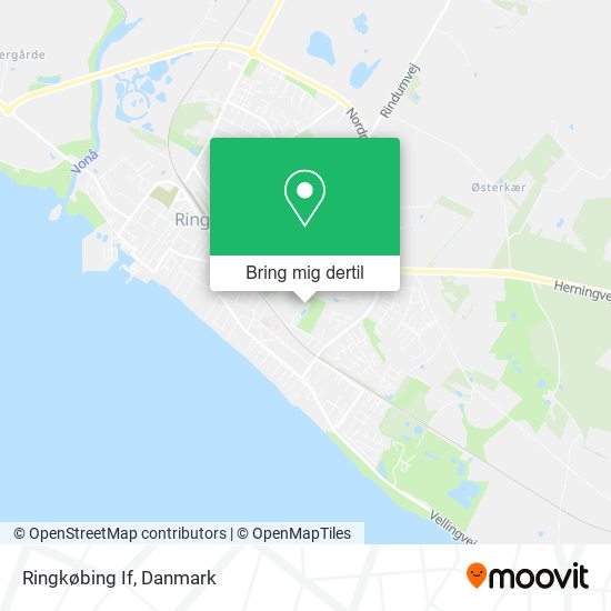 Ringkøbing If kort