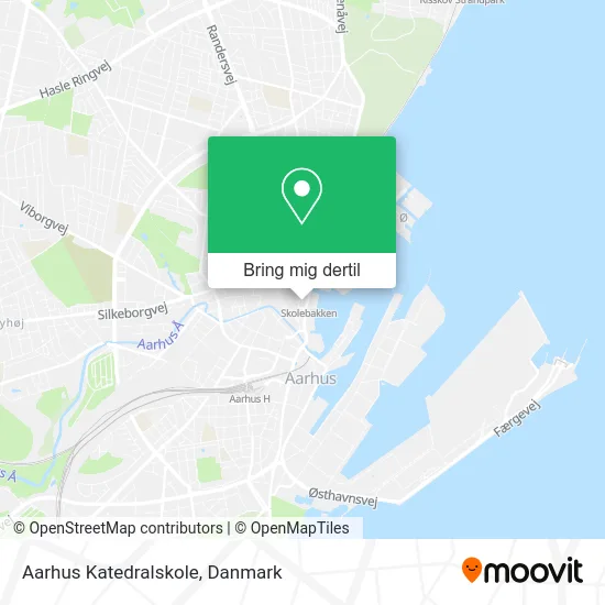 Aarhus Katedralskole kort