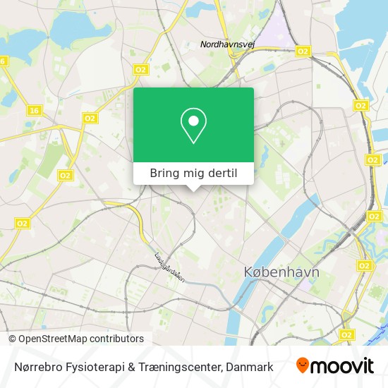 Nørrebro Fysioterapi & Træningscenter kort