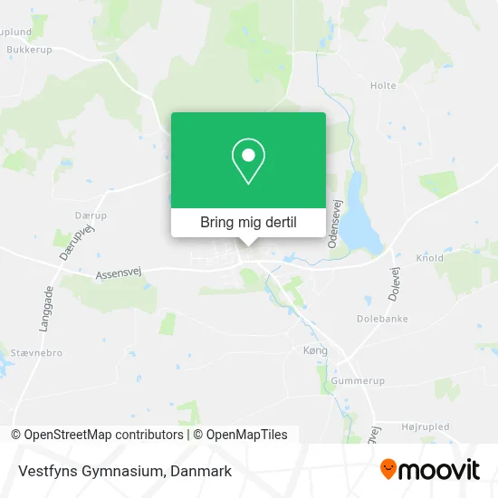 Vestfyns Gymnasium kort