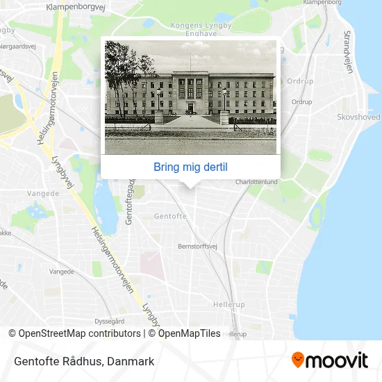 Gentofte Rådhus kort