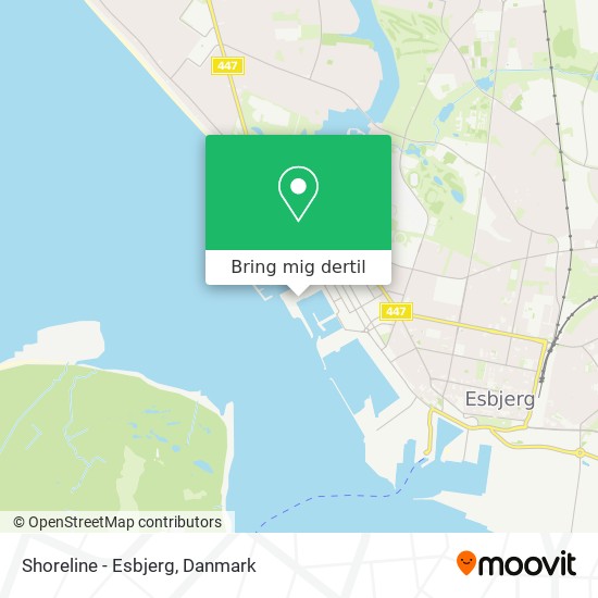 Shoreline - Esbjerg kort