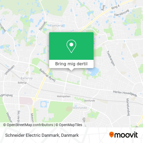 Schneider Electric Danmark kort