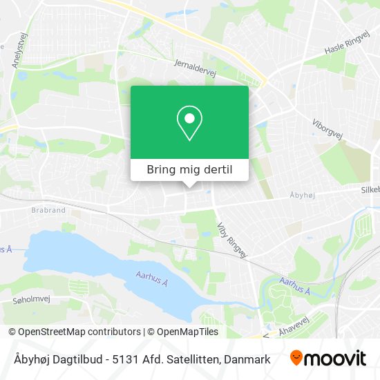 Åbyhøj Dagtilbud - 5131 Afd. Satellitten kort