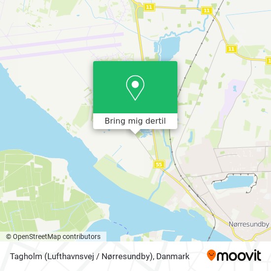 Tagholm (Lufthavnsvej / Nørresundby) kort