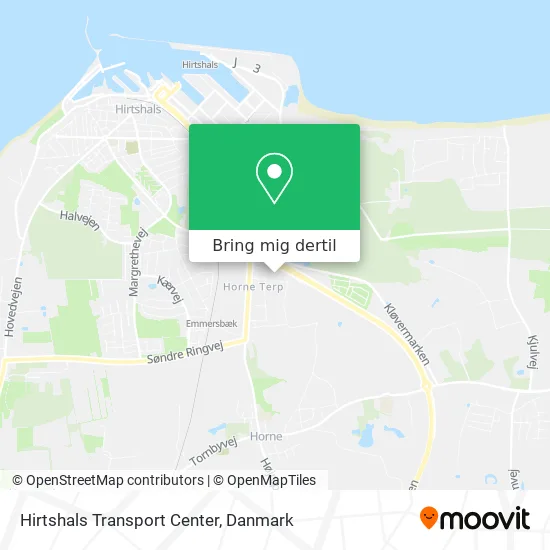 Hirtshals Transport Center kort
