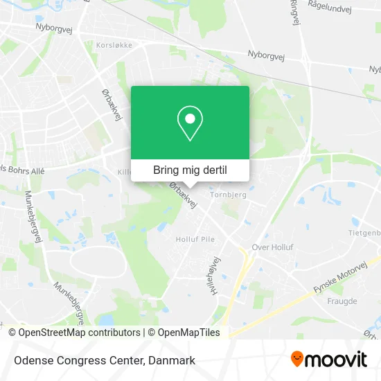 Odense Congress Center kort