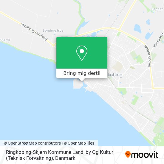 Ringkøbing-Skjern Kommune Land, by Og Kultur (Teknisk Forvaltning) kort