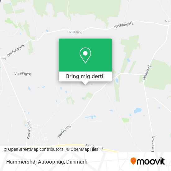 Hammershøj Autoophug kort