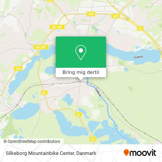 Silkeborg Mountainbike Center kort