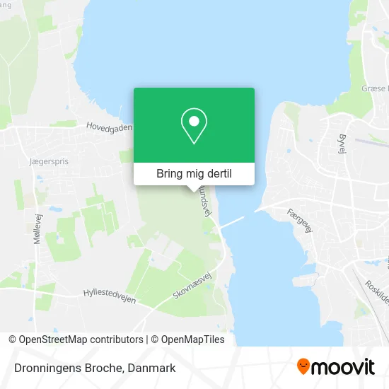 Dronningens Broche kort