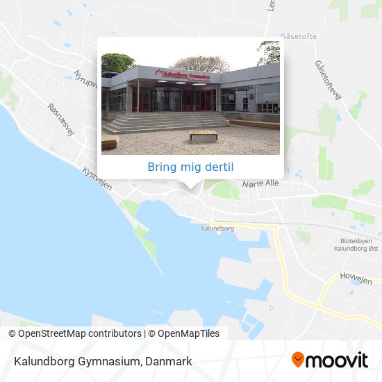 Kalundborg Gymnasium kort