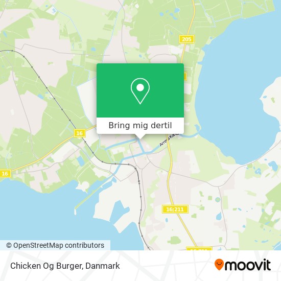 Chicken Og Burger kort