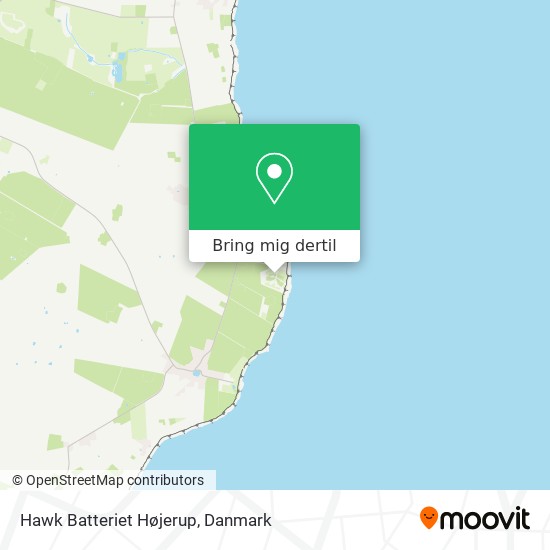 Hawk Batteriet Højerup kort