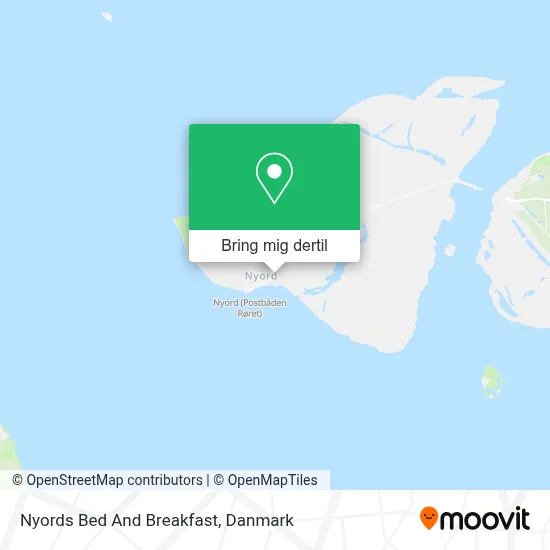 Nyords Bed And Breakfast kort