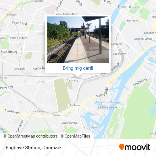 Enghave Station kort