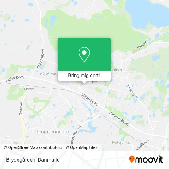 Brydegården kort