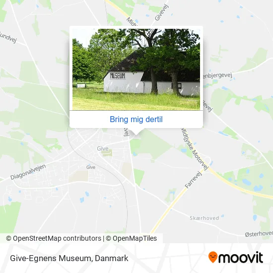 Give-Egnens Museum kort