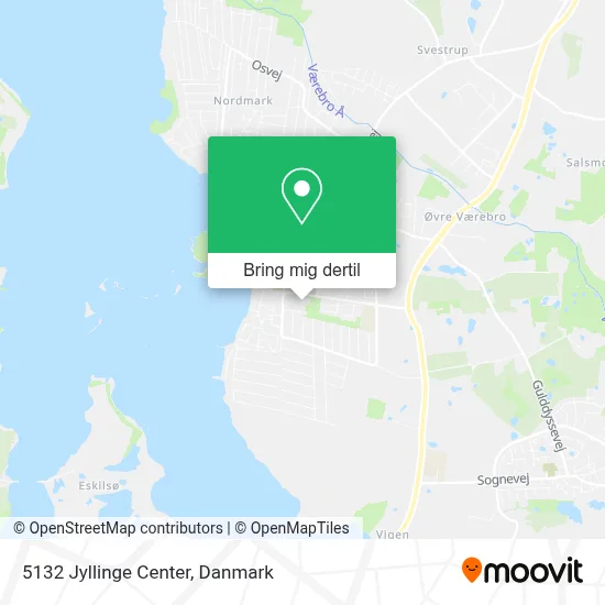 5132 Jyllinge Center kort