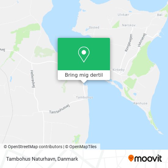 Tambohus Naturhavn kort