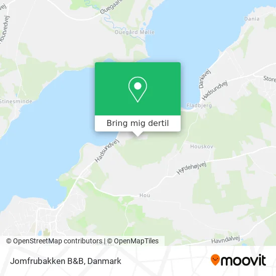 Jomfrubakken B&B kort
