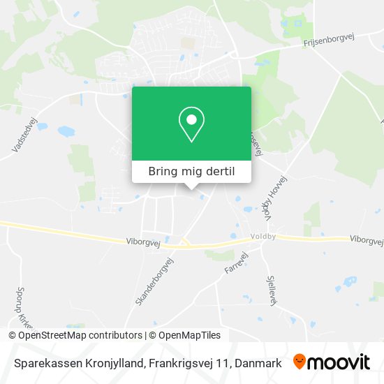 Sparekassen Kronjylland, Frankrigsvej 11 kort