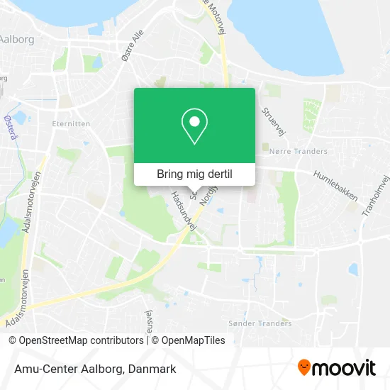 Amu-Center Aalborg kort