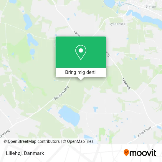 Lillehøj kort