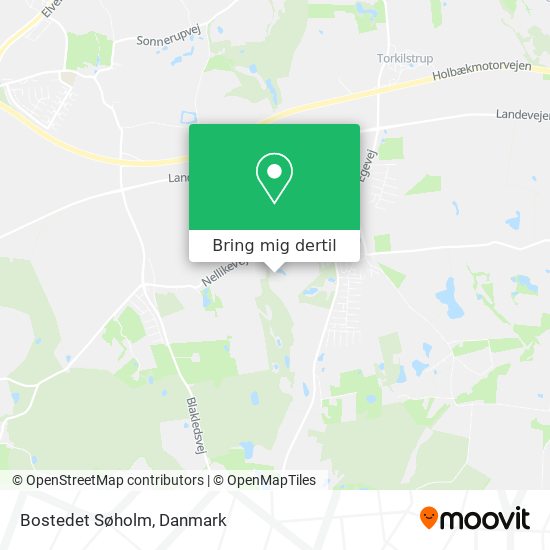 Bostedet Søholm kort