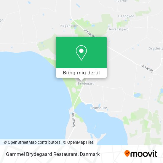 Gammel Brydegaard Restaurant kort