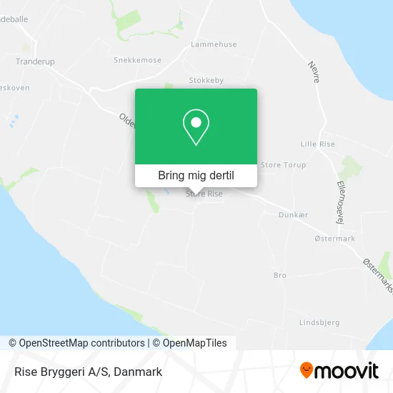 Rise Bryggeri A/S kort