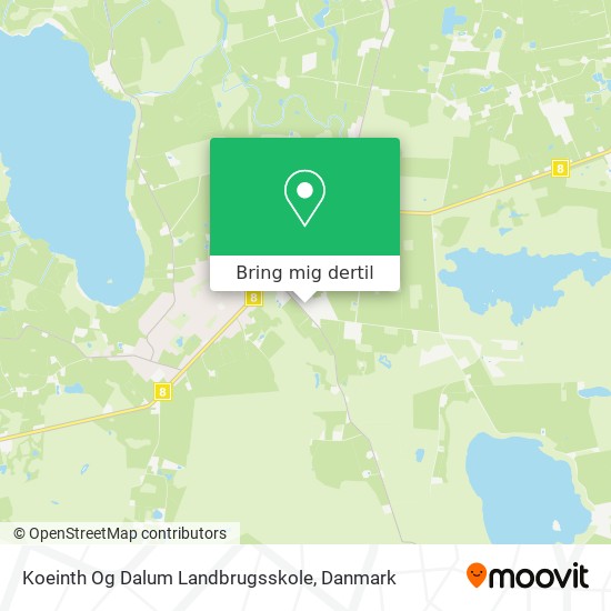 Koeinth Og Dalum Landbrugsskole kort