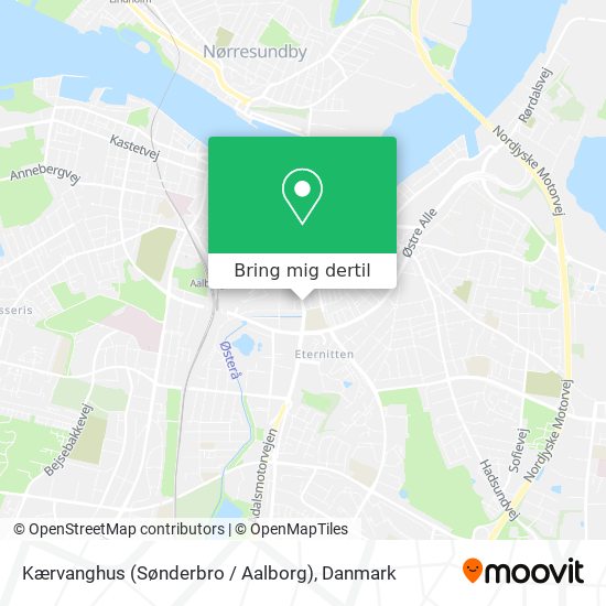Kærvanghus (Sønderbro / Aalborg) kort