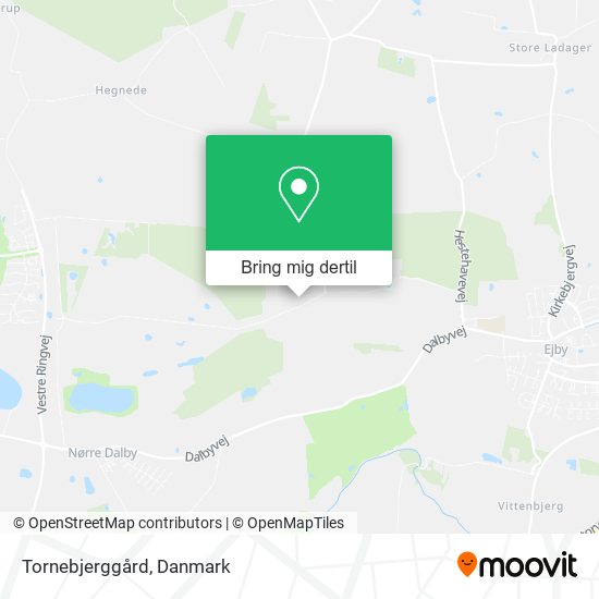 Tornebjerggård kort