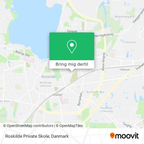 Roskilde Private Skole kort