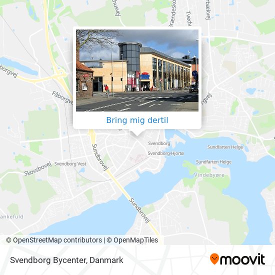 Svendborg Bycenter kort