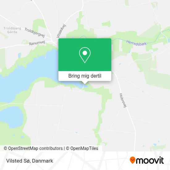 Vilsted Sø kort