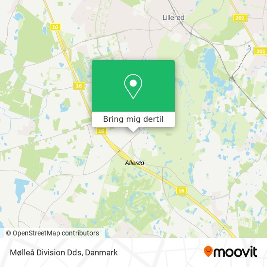 Mølleå Division Dds kort